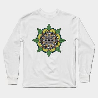 Floral Mandala Long Sleeve T-Shirt